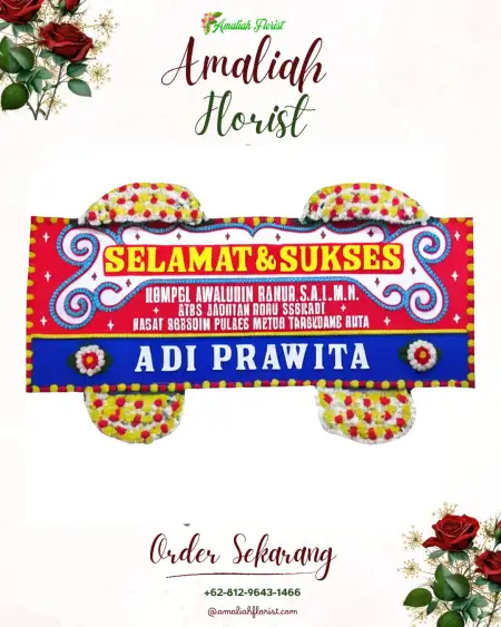 Papan Bunga Ucapan Selamat Mojopahit